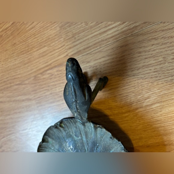 Vintage Brass Frog Planter - Picture 6 of 15